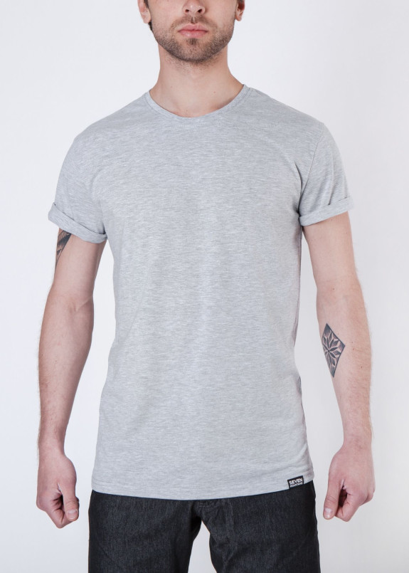 Футболка мужская серая Basic Seven Mountains Изображение Футболка мужская серая Basic Seven Mountains