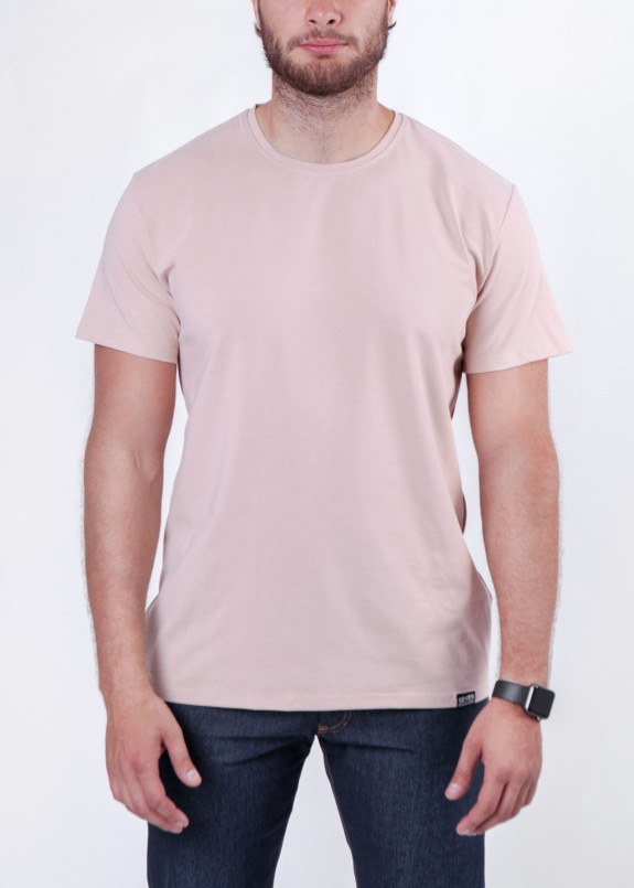 Футболка мужская розовая Basic Seven Mountains Изображение Футболка мужская розовая Basic Seven Mountains