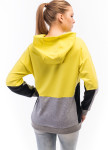 Худи женское желтое с серым Wolff Изображение Худи женское желтое с серым Wolff