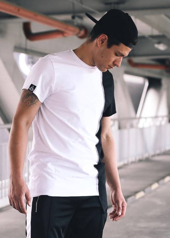 Футболка мужская черно-белая TL Somatonic Изображение Футболка мужская черно-белая TL Somatonic