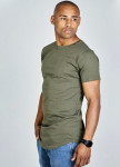 Футболка мужская оливковая LONG SAHAR Изображение Футболка мужская оливковая LONG SAHAR