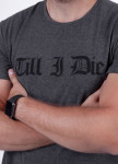 Футболка мужская темно-серая Till I Die Seven Mountains Изображение Футболка мужская темно-серая Till I Die Seven Mountains
