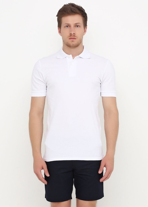 Футболка поло мужская белая Polo Seven Mountains Изображение Футболка поло мужская белая Polo Seven Mountains