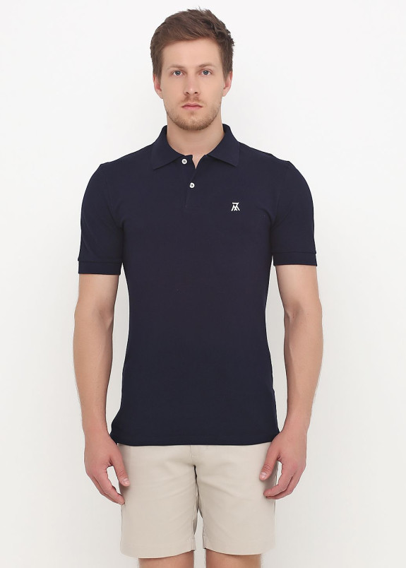 Футболка поло мужская темно-синяя Polo Seven Mountains Изображение Футболка поло мужская темно-синяя Polo Seven Mountains