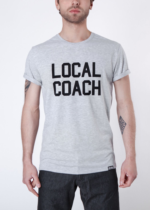 Футболка мужская серая Local Coach Seven Mountains Изображение Футболка мужская серая Local Coach Seven Mountains