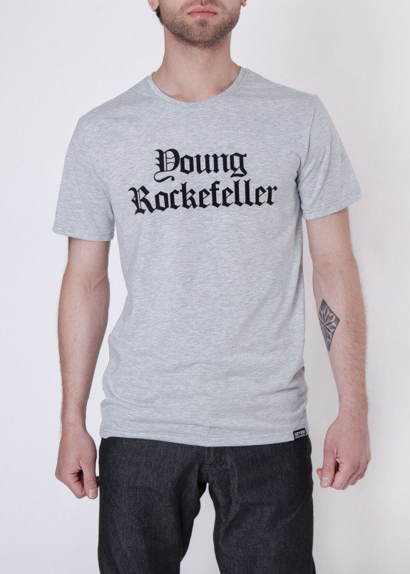 Футболка мужская серая Young Rockfeller Seven Mountains Изображение Футболка мужская серая Young Rockfeller Seven Mountains