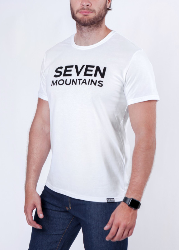 Изображение Футболка мужская белая Logo Seven Mountains 