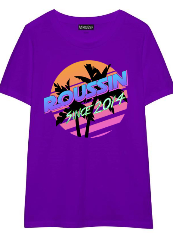 Футболка фиолетовая PALMS Roussin Изображение Футболка фиолетовая PALMS Roussin