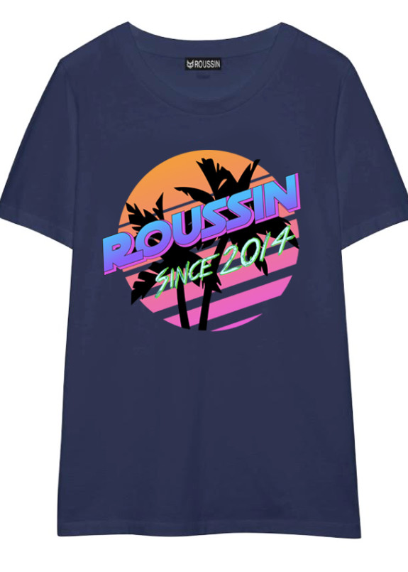 Футболка темно-синяя PALMS Roussin Изображение Футболка темно-синяя PALMS Roussin