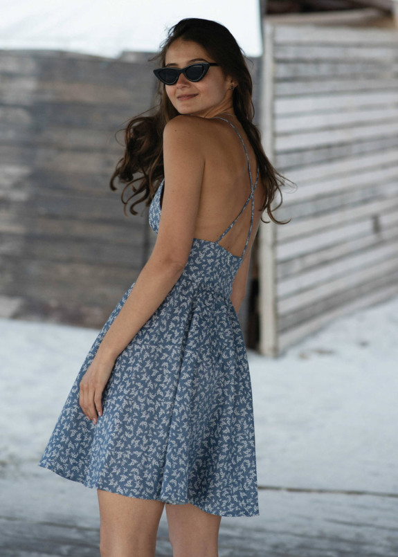 Сарафан голубой Gridress Изображение Сарафан голубой Gridress