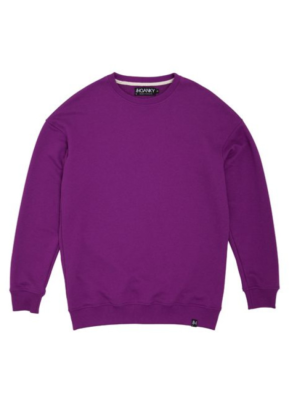 Свитшот мужской фиолетовый Basic Hovanky Изображение Свитшот мужской фиолетовый Basic Hovanky