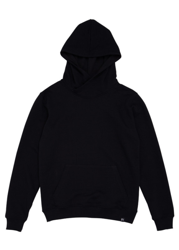 Худи мужское черное Basic Hovanky Изображение Худи мужское черное Basic Hovanky