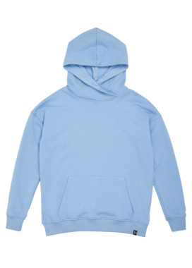 Худи женское голубое Basic Hovanky Изображение Худи женское голубое Basic Hovanky