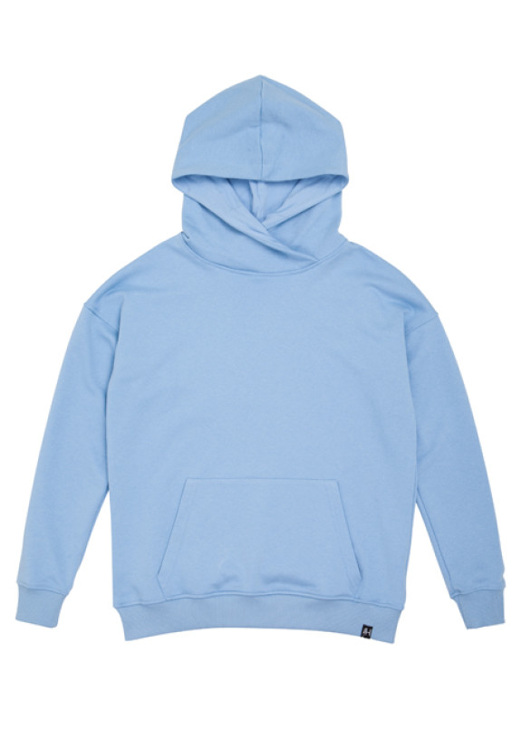 Худи женское голубое Basic Hovanky Изображение Худи женское голубое Basic Hovanky