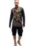 Лонгслив мужской камуфляжный с черным ThePARA Изображение Лонгслив мужской камуфляжный с черным ThePARA