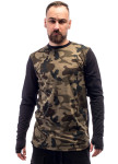 Лонгслив мужской камуфляжный с черным ThePARA Изображение Лонгслив мужской камуфляжный с черным ThePARA