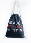 Изображение Рюкзак-мешок черный MADE Leska Prod