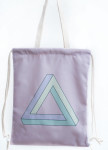 Рюкзак-мешок розовый Треугольник Leska Prod Изображение Рюкзак-мешок розовый Треугольник Leska Prod