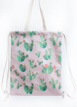 Рюкзак-мешок розовый Кактусы Leska Prod Изображение Рюкзак-мешок розовый Кактусы Leska Prod