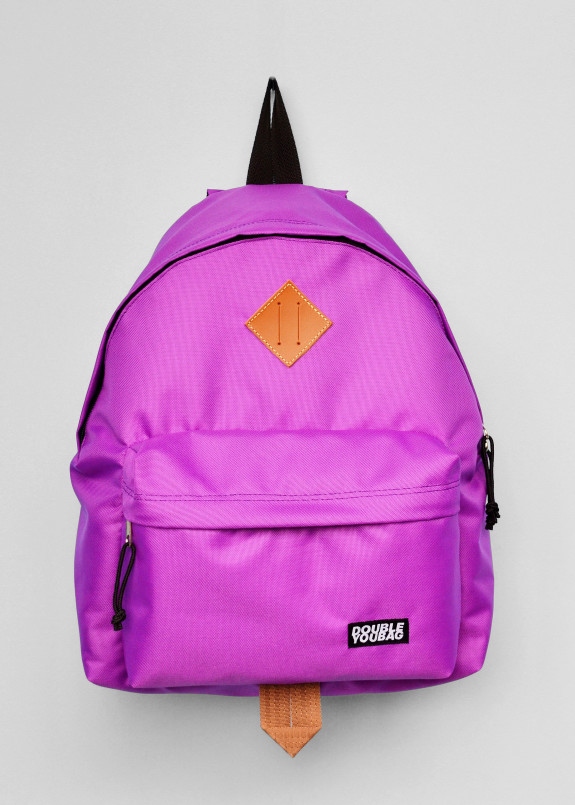 Рюкзак текстильный цвета фуксии doubleyoubag Изображение Рюкзак текстильный цвета фуксии doubleyoubag