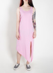 Изображение Платье-майка с асимметричным низом розовое MFS BRAND