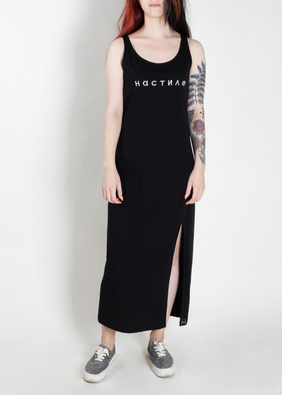 Платье-майка черное НА СТИЛЕ MFS BRAND Изображение Платье-майка черное НА СТИЛЕ MFS BRAND