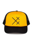 Кепка тракер с принтом черная с желтым XX MFS BRAND Изображение Кепка тракер с принтом черная с желтым XX MFS BRAND