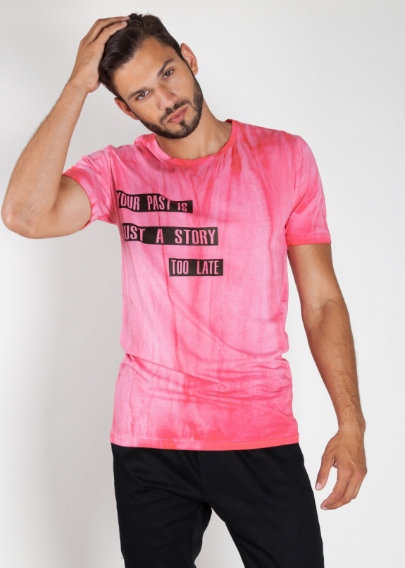 Футболка розовая Your Past MFStore Изображение Футболка розовая Your Past MFStore