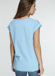 Футболка женская голубая HAKUNA MATATA Marani Изображение Футболка женская голубая HAKUNA MATATA Marani