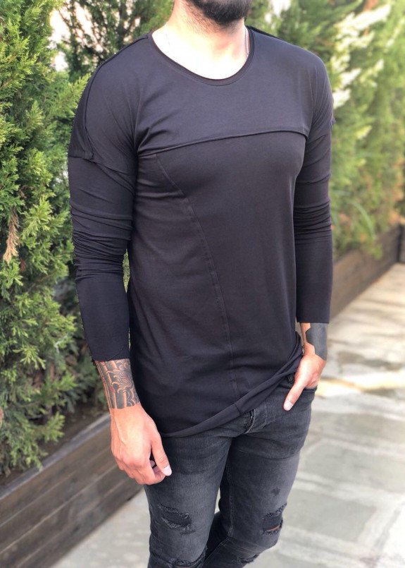 Лонгслив с декоративными швами MFSTORE Изображение Лонгслив с декоративными швами MFSTORE