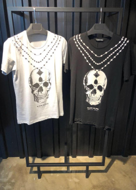 Футболка с черепом на цепочке MFSTORE Изображение Футболка с черепом на цепочке MFSTORE