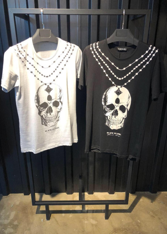 Футболка с черепом на цепочке MFSTORE Изображение Футболка с черепом на цепочке MFSTORE