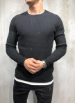 Чёрный лонгслив с дырками MFSTORE Изображение Чёрный лонгслив с дырками MFSTORE