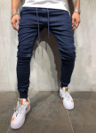 Изображение Синие джинсы с вставками на коленях MFSTORE