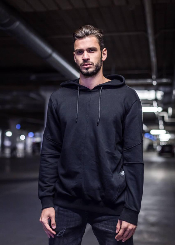 Мужское чёрное худи MFSTORE Изображение Мужское чёрное худи MFSTORE