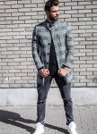 Мужское пальто в клетку MFSTORE Изображение Мужское пальто в клетку MFSTORE
