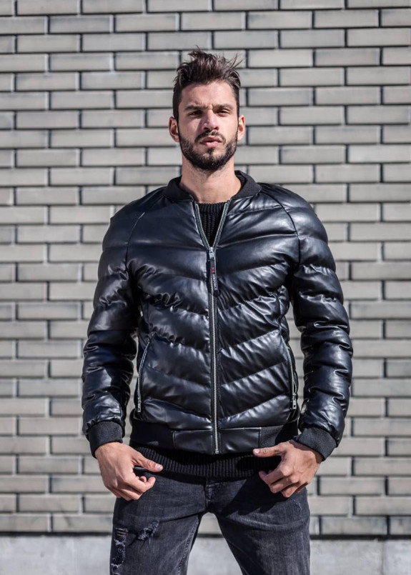 Стеганая утепленная куртка с текстильными манжетами MFSTORE Изображение Стеганая утепленная куртка с текстильными манжетами MFSTORE