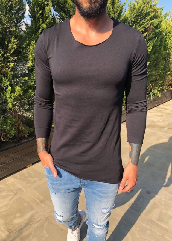 Лонгслив с необработанными краями MFSTORE Изображение Лонгслив с необработанными краями MFSTORE