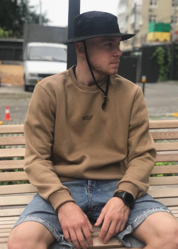 Свитшот песочный small logo funk and furious Изображение Свитшот песочный small logo funk and furious