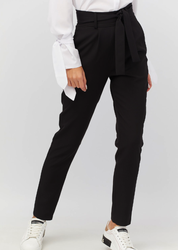Брюки женские BELT Black BANG Изображение Брюки женские BELT Black BANG