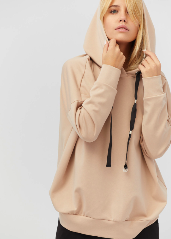 Худи женский Peppy Beige Изображение Худи женский Peppy Beige
