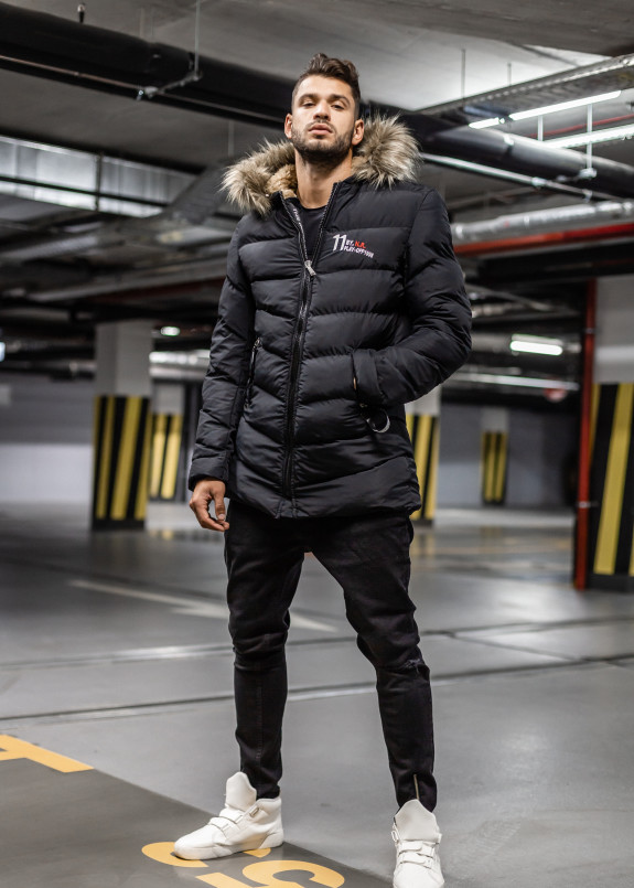 Стеганая парка с меховым капюшоном MFSTORE Изображение Стеганая парка с меховым капюшоном MFSTORE