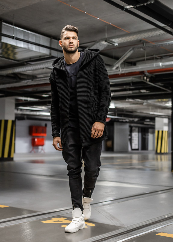 Рифленый мужской кардиган MFSTORE Изображение Рифленый мужской кардиган MFSTORE