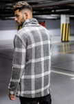 Серое пальто в клетку MFSTORE Изображение Серое пальто в клетку MFSTORE