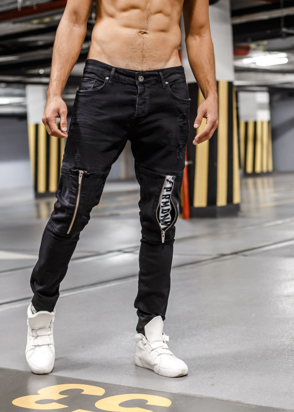 Джинсы с молнией выше колена MFSTORE Изображение Джинсы с молнией выше колена MFSTORE