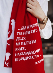Шарф с текстом Изображение Шарф с текстом