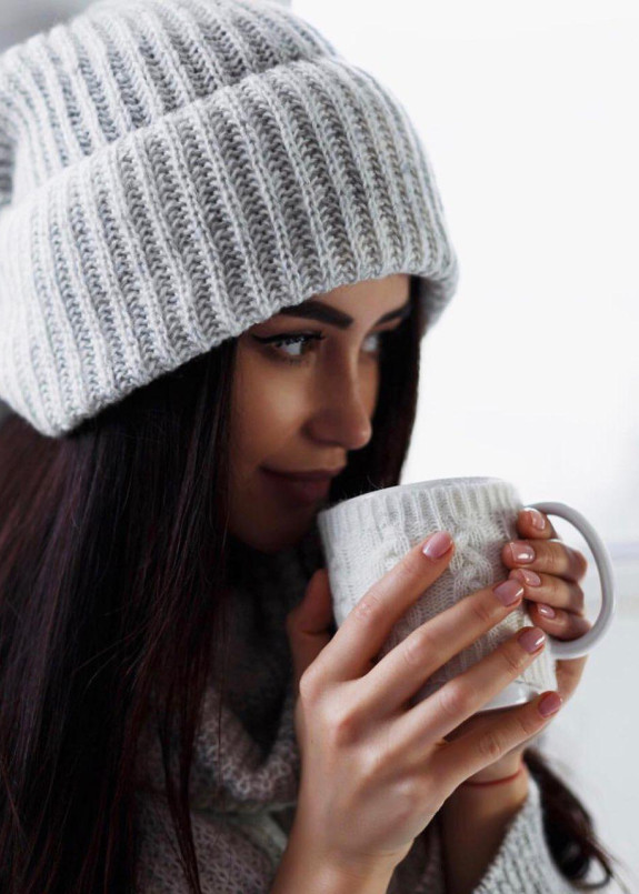 ШАПКА ЖЕНСКАЯ СЕРАЯ BLACK LIMIT Изображение ШАПКА ЖЕНСКАЯ СЕРАЯ BLACK LIMIT