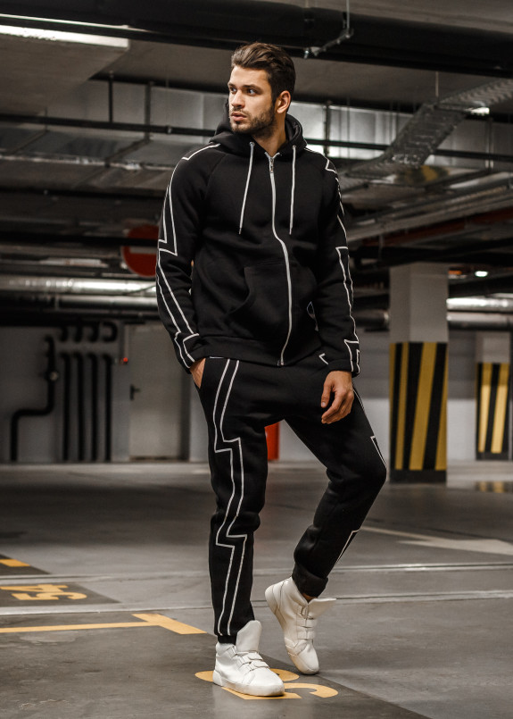 Спортивный костюм с принтом зигзаг Mfstore Изображение Спортивный костюм с принтом зигзаг Mfstore