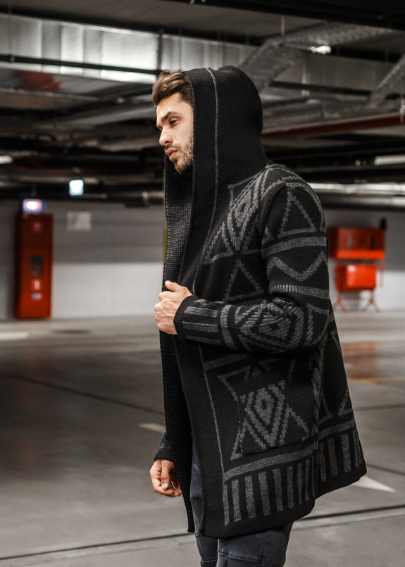 Кардиган с геометрическим принтом Mfstore Изображение Кардиган с геометрическим принтом Mfstore