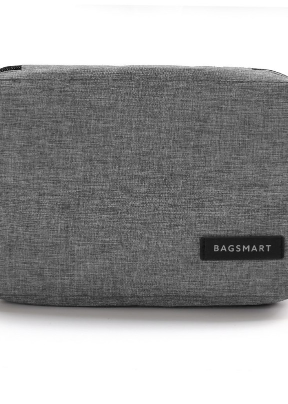 ОРГАНАЙЗЕР ДЛЯ ЭЛЕКТРОНИКИ BAGSMART СЕРЫЙ  Изображение ОРГАНАЙЗЕР ДЛЯ ЭЛЕКТРОНИКИ BAGSMART СЕРЫЙ